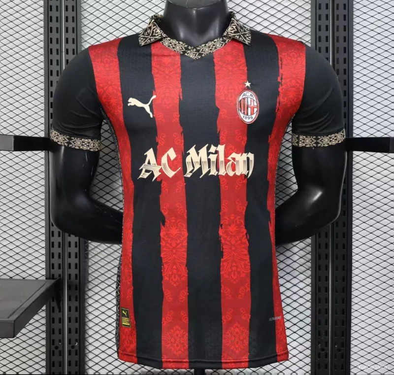 Camiseta AC Milan 2025/26 LOCAL MANGA CORTA VERSION JUGADOR